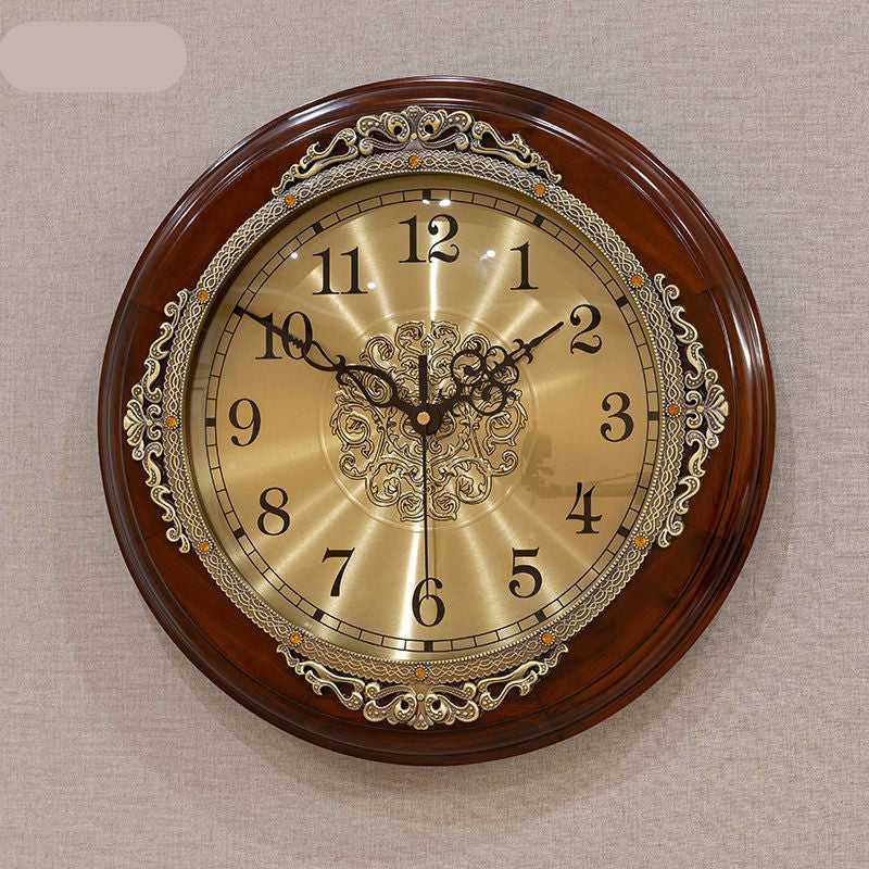European Style Silent Round Wall Clock