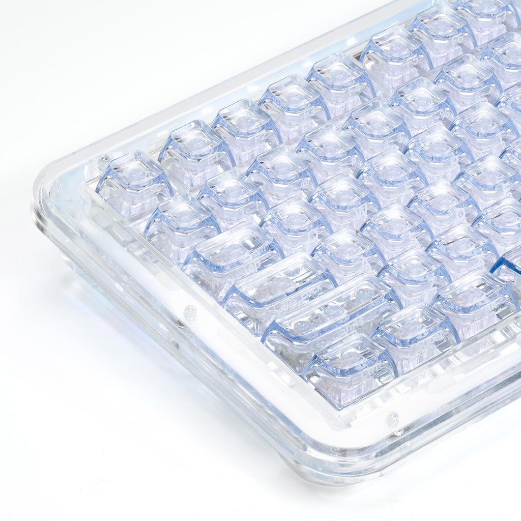 XVX Arctic Transparent SA Profile Double-Shot PC Keycap Set