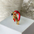 Statement Flamingo Rings