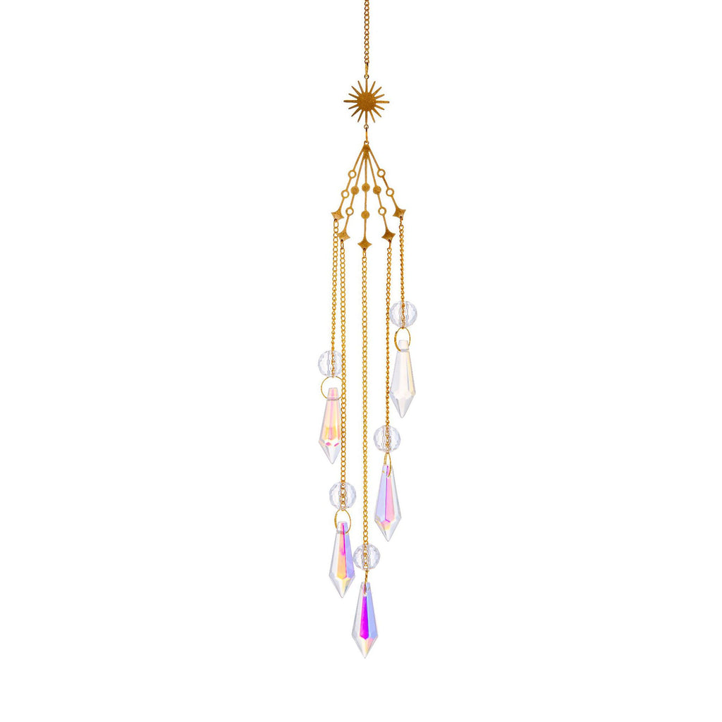 Galaxy Crystal Sun Catcher Lighting Wind Chime Pendant