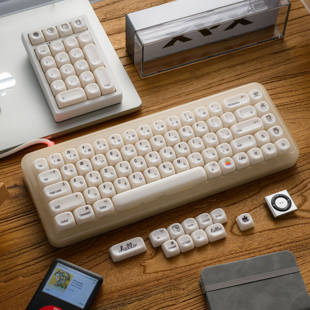 XVX White Chocolate MOA Profile Translucent 139-Key PC Keycap Set