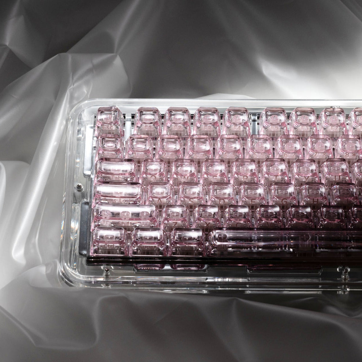 XVX Arctic Transparent SA Profile Double-Shot PC Keycap Set