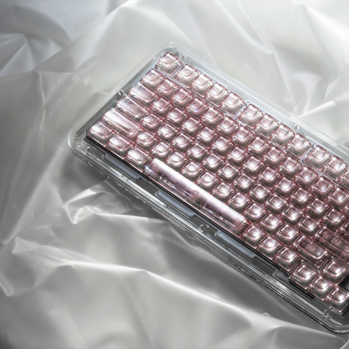 XVX Arctic Transparent SA Profile Double-Shot PC Keycap Set