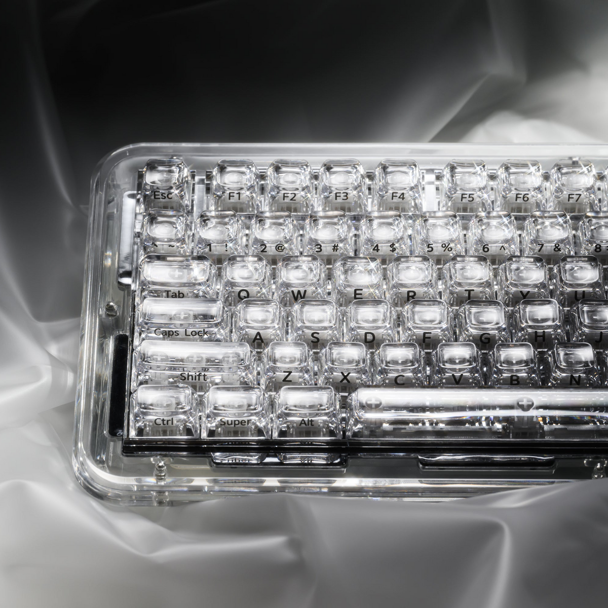XVX Arctic Transparent SA Profile Double-Shot PC Keycap Set