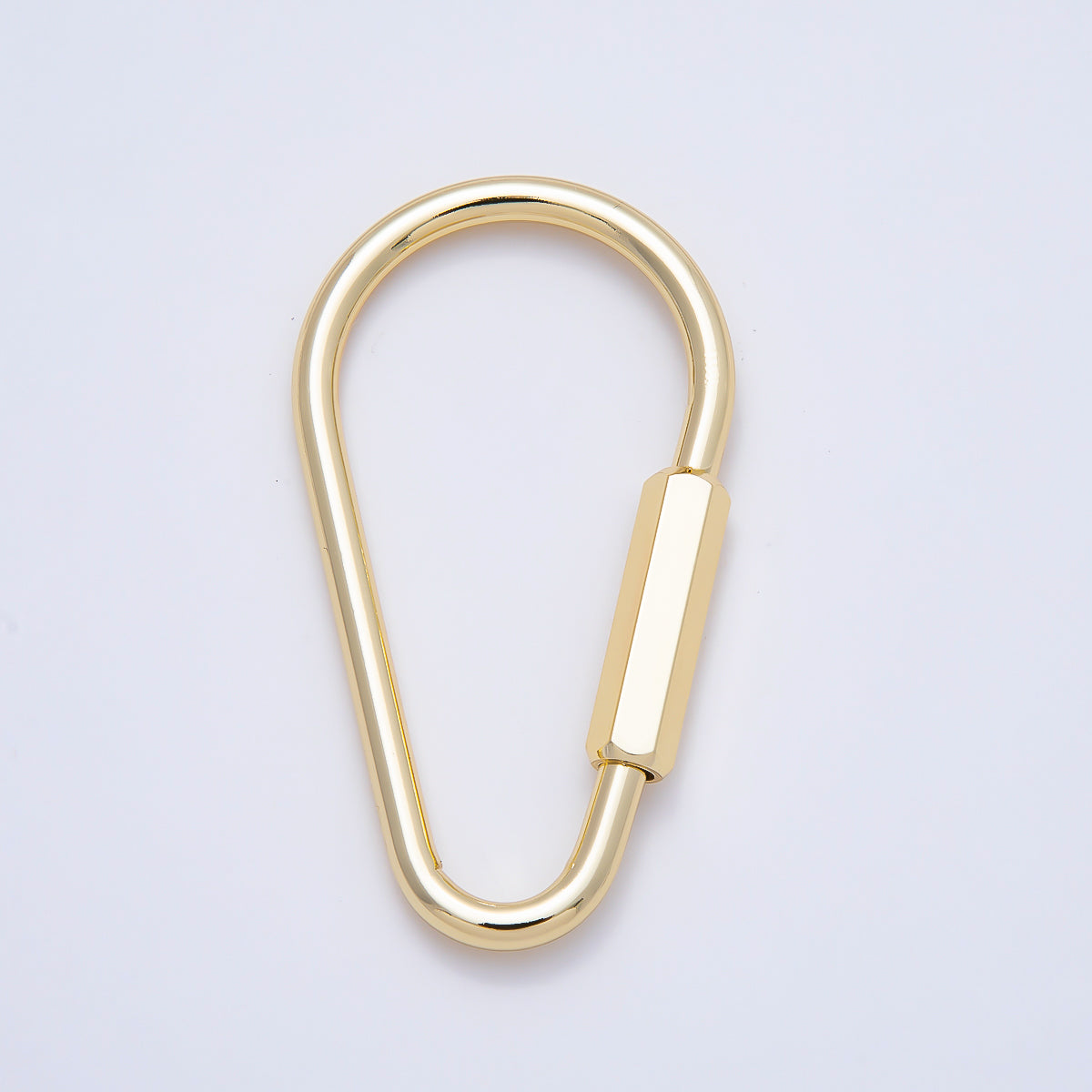 Gold-Filled Carabiner Bag Charm Keychain