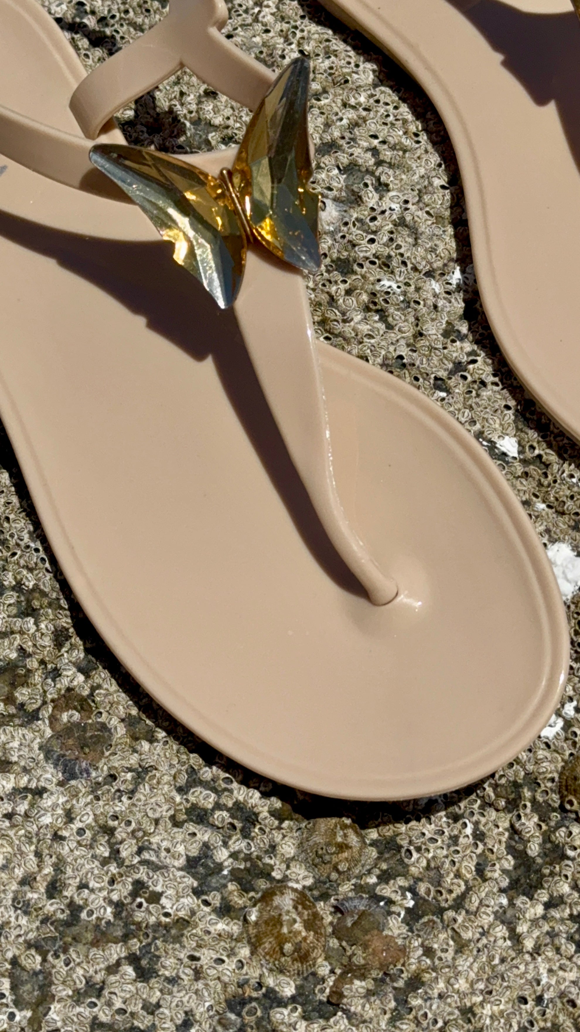 ALIANA Clear Gel Beach Sandals