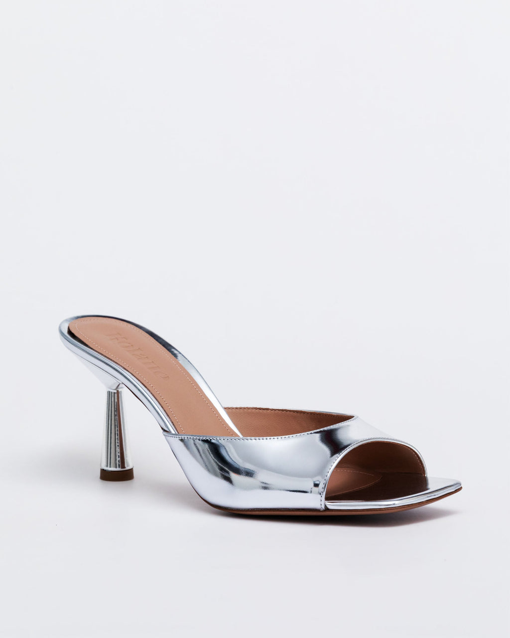Greta Mule 70 Mirror Leather