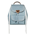 Seaside Sweetheart Fringe Backpack Gingham