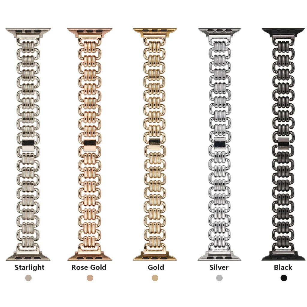 Apple Watch Metal Band - Luxury Chain Strap - Sleek Design