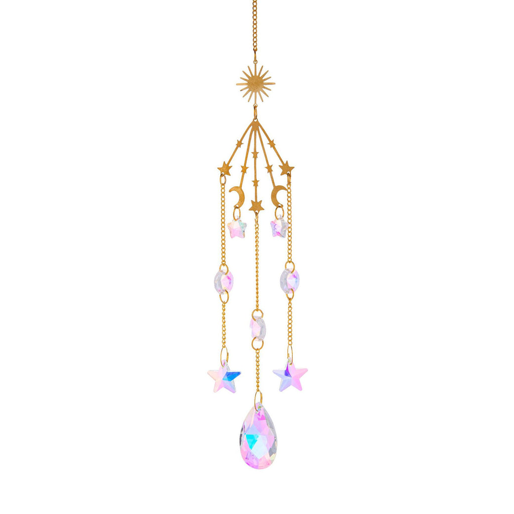 Galaxy Crystal Sun Catcher Lighting Wind Chime Pendant